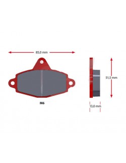 SATZ BREMSBELÄGE SINTER ENERGY CORSE,