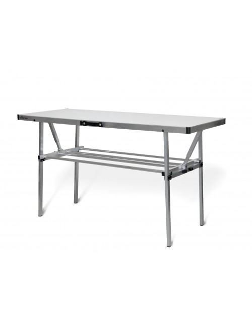 ALUMINIUM WORKBENCH with WHEEL HOLDER STONE