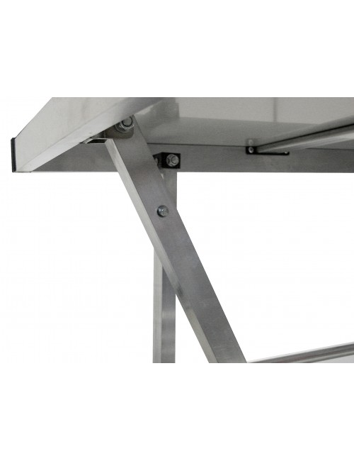 ALUMINIUM WORKBENCH with WHEEL HOLDER STONE