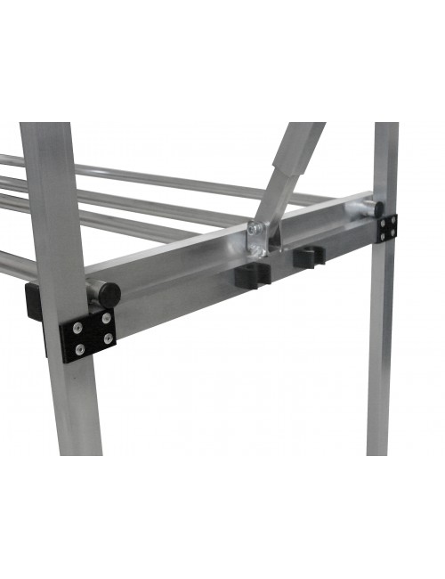 ALUMINIUM WORKBENCH with WHEEL HOLDER STONE