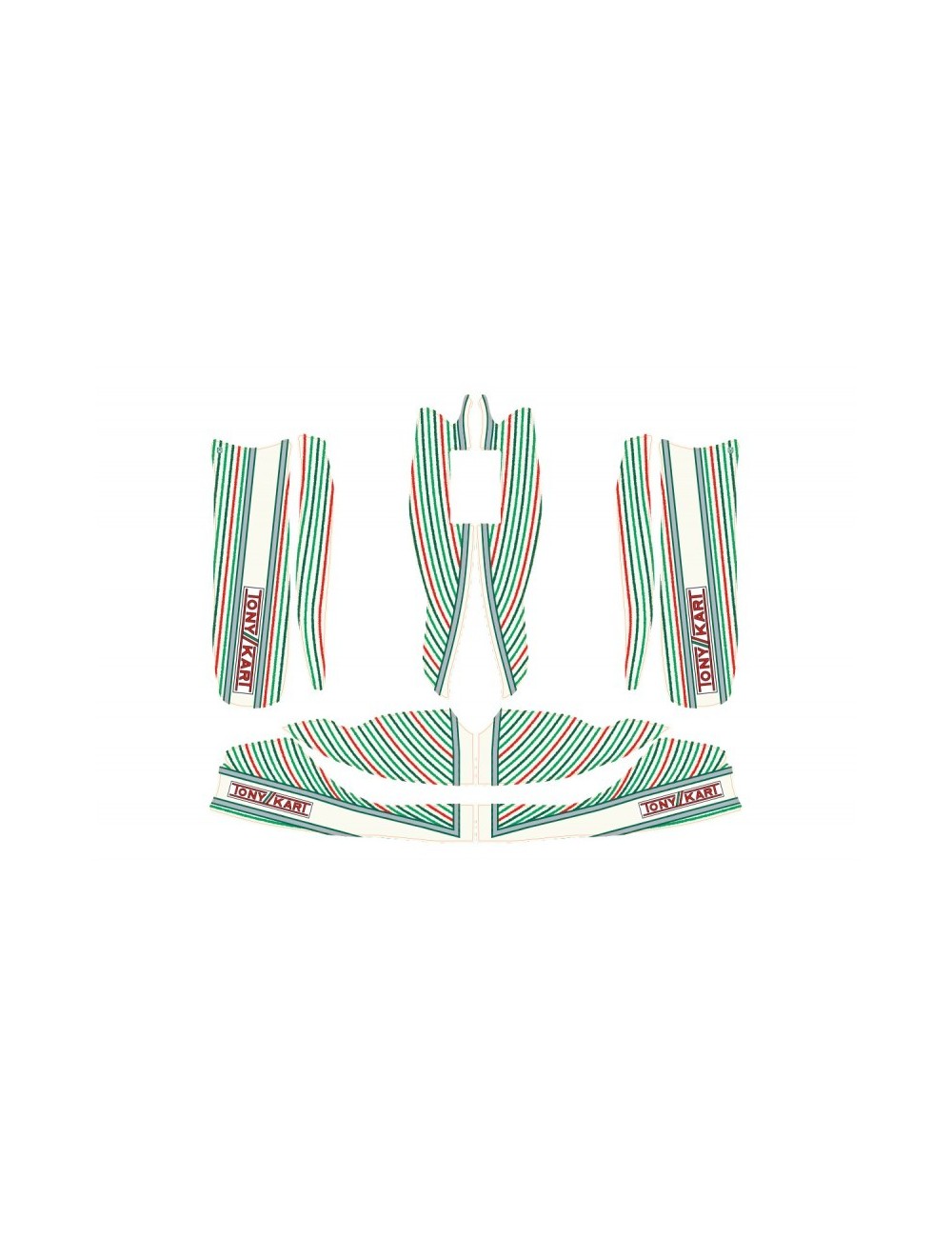 Set autocollant TONY KART M7 OTK Set autocollant TONY KART M7 OTK