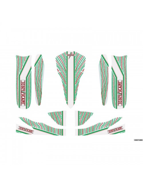 Set autocollant TONY KART M5 OTK
