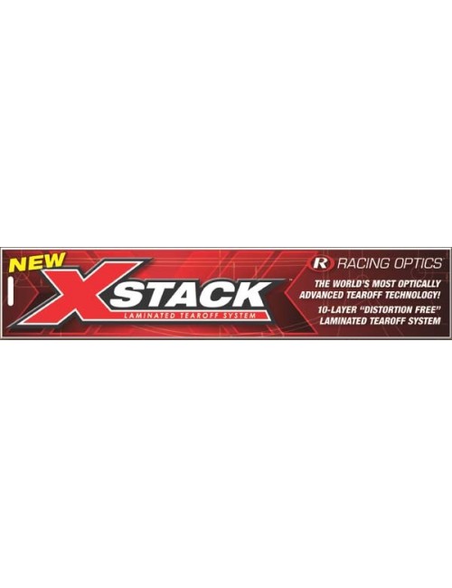 Paquet 30 Tear-offs laminés Racing Optics XStack Zamp