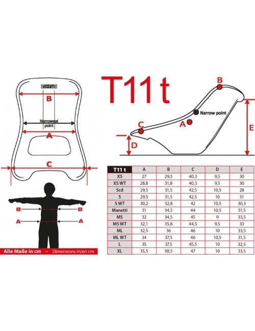 Siège TILLETT T11t nu