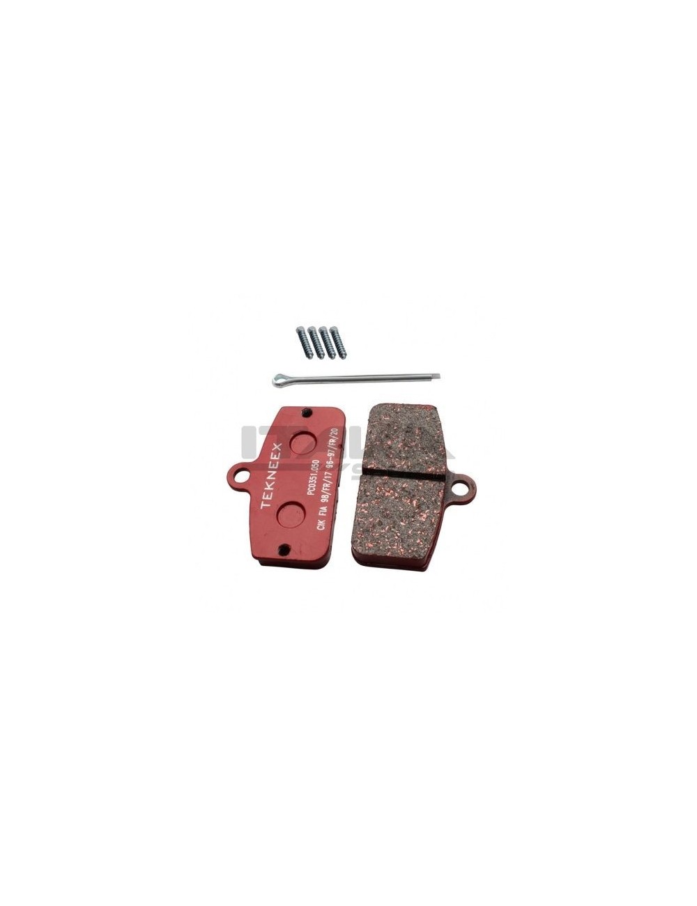 PLAQUETTES AR RACING RED TEKNEEX PLAQUETTES AR RACING RED TEKNEEX