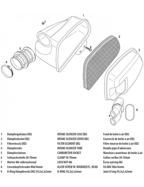 Vis BHC M6x16mm rotax radiateur