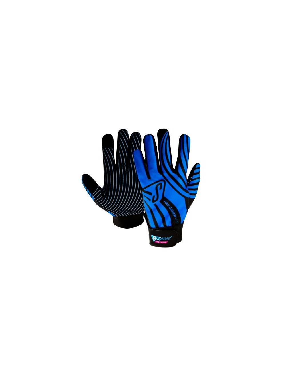 Speed gants noir PRO GAMER V1 noir-bleu Speed gants noir PRO GAMER V1 noir-bleu