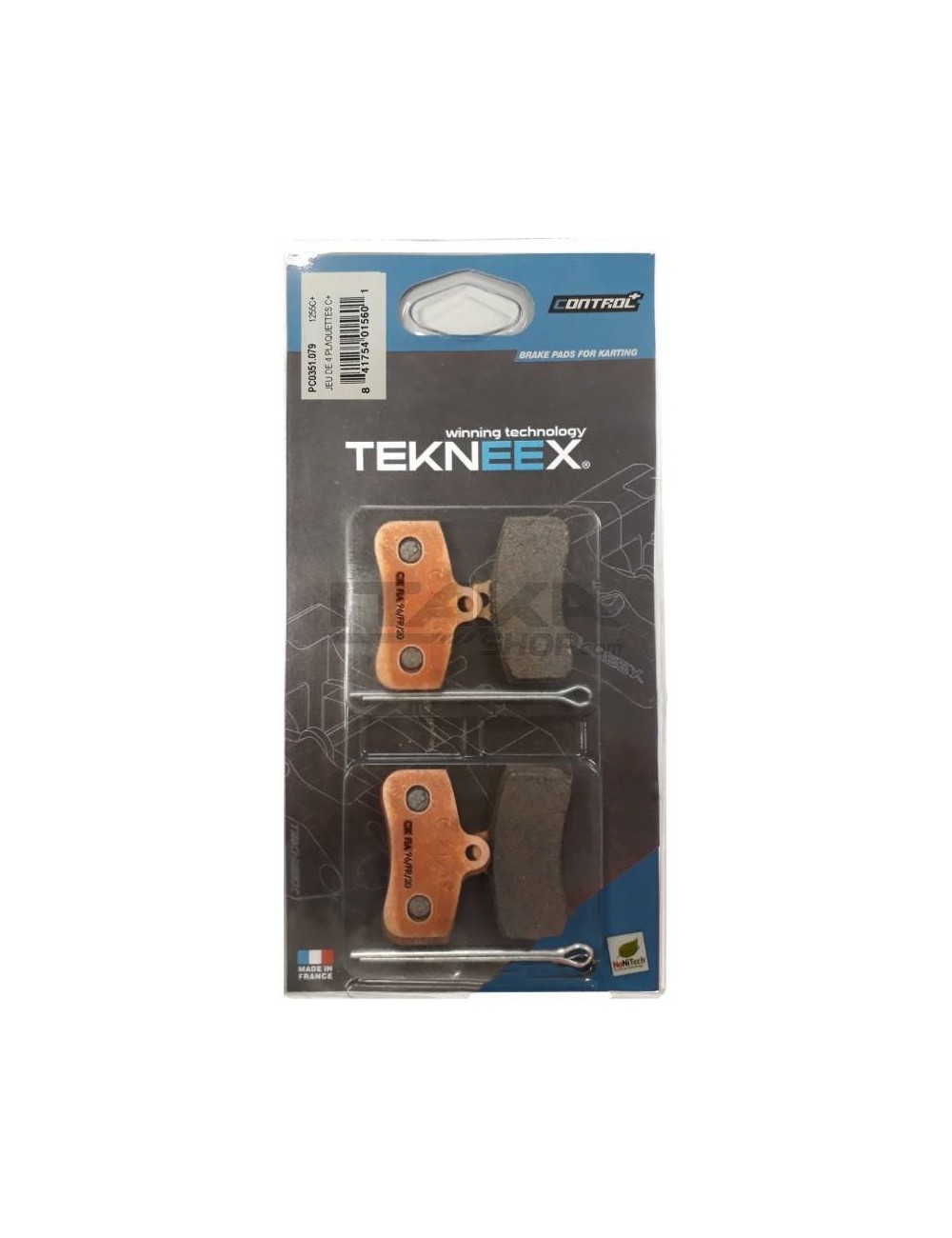 PLAQUETTES AVANT C+ ETRIER TEKNEEX 4 PISTONS D18 PLAQUETTES AVANT C+ ETRIER TEKNEEX 4 PISTONS D18