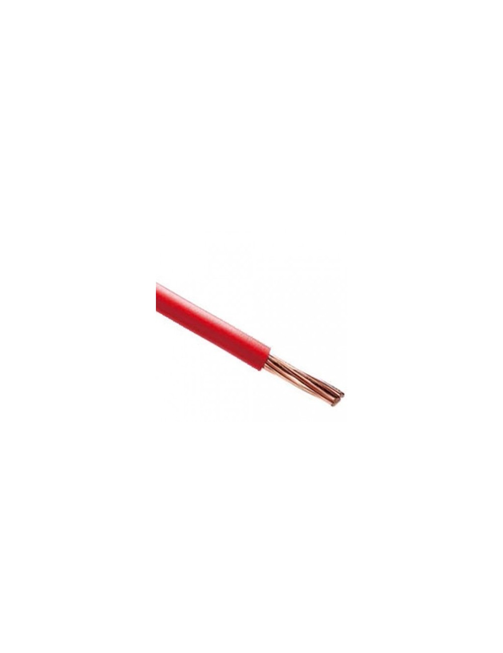 Fil électrique 6 mm rouge Fil électrique 6 mm rouge