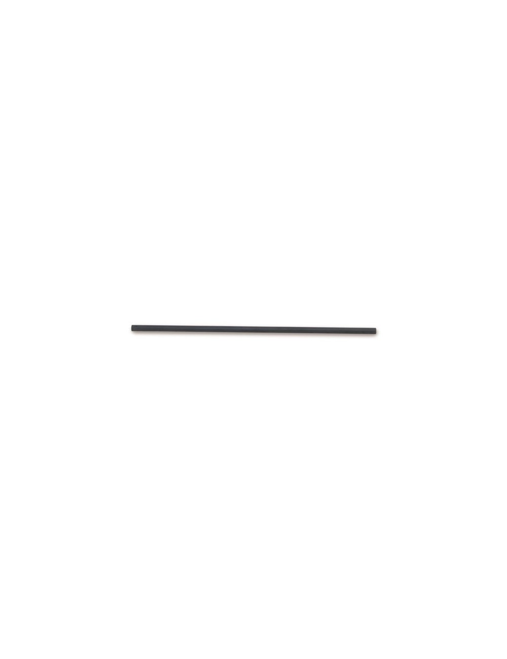 Haste de mudança de marchas M8x495mm seção hexagonal em alumínio anodizado preto Haste de mudança de marchas M8x495mm seção hexagonal em alumínio anodizado preto