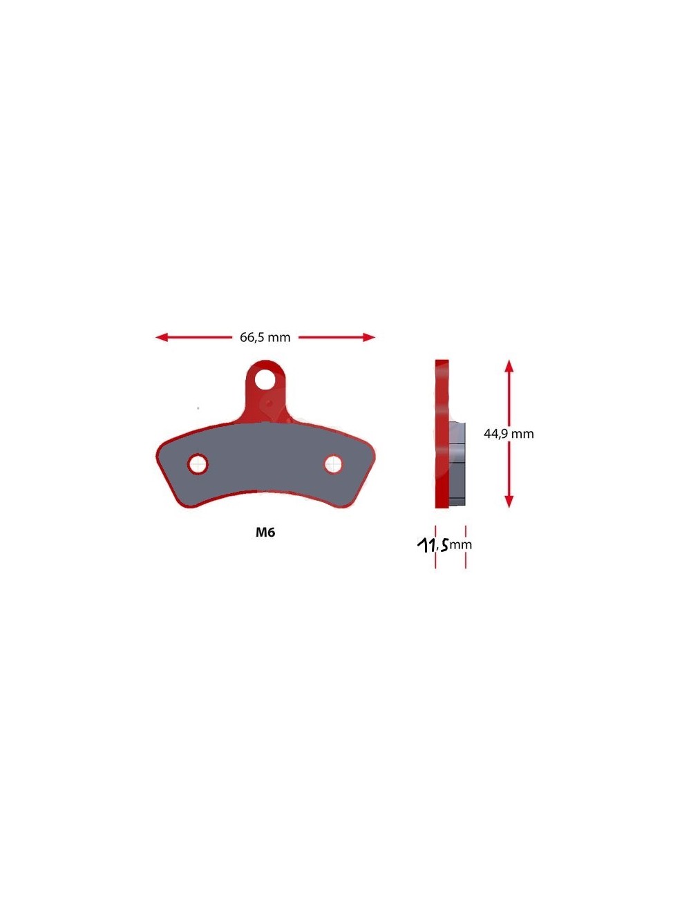 Jeu plaquettes SINTER SWISS HUTLESS Jeu plaquettes SINTER SWISS HUTLESS
