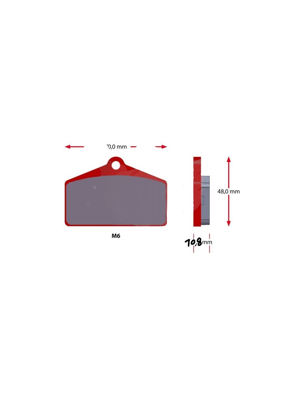 Jeu plaquettes SINTER SWISS HUTLESS Jeu plaquettes SINTER SWISS HUTLESS