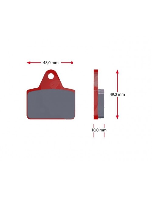 Jeu plaquettes  LENZO KART SINTER