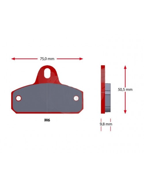Jeu plaquettes  SINTER  LENZO KART