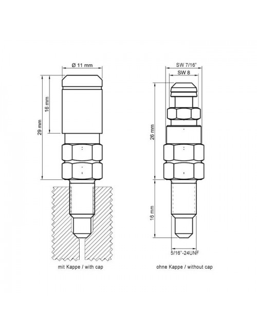 stahlbus soupape de purge   (inch)