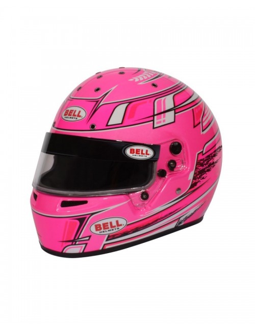 Casque Bell KC7-CMR Champion Pink – Sécurité et performance pour jeunes pilote-Magcikart