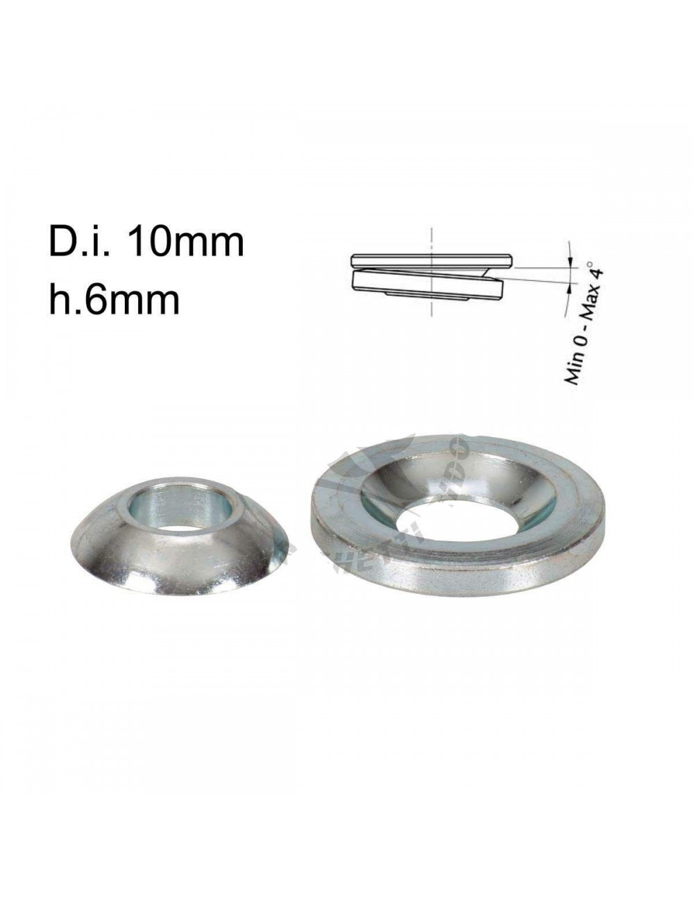 Kit d'entretoises de hauteur sphériques pour trou de broche 10mm H.6mmm Kit d'entretoises de hauteur sphériques pour trou de broche 10mm H.6mmm