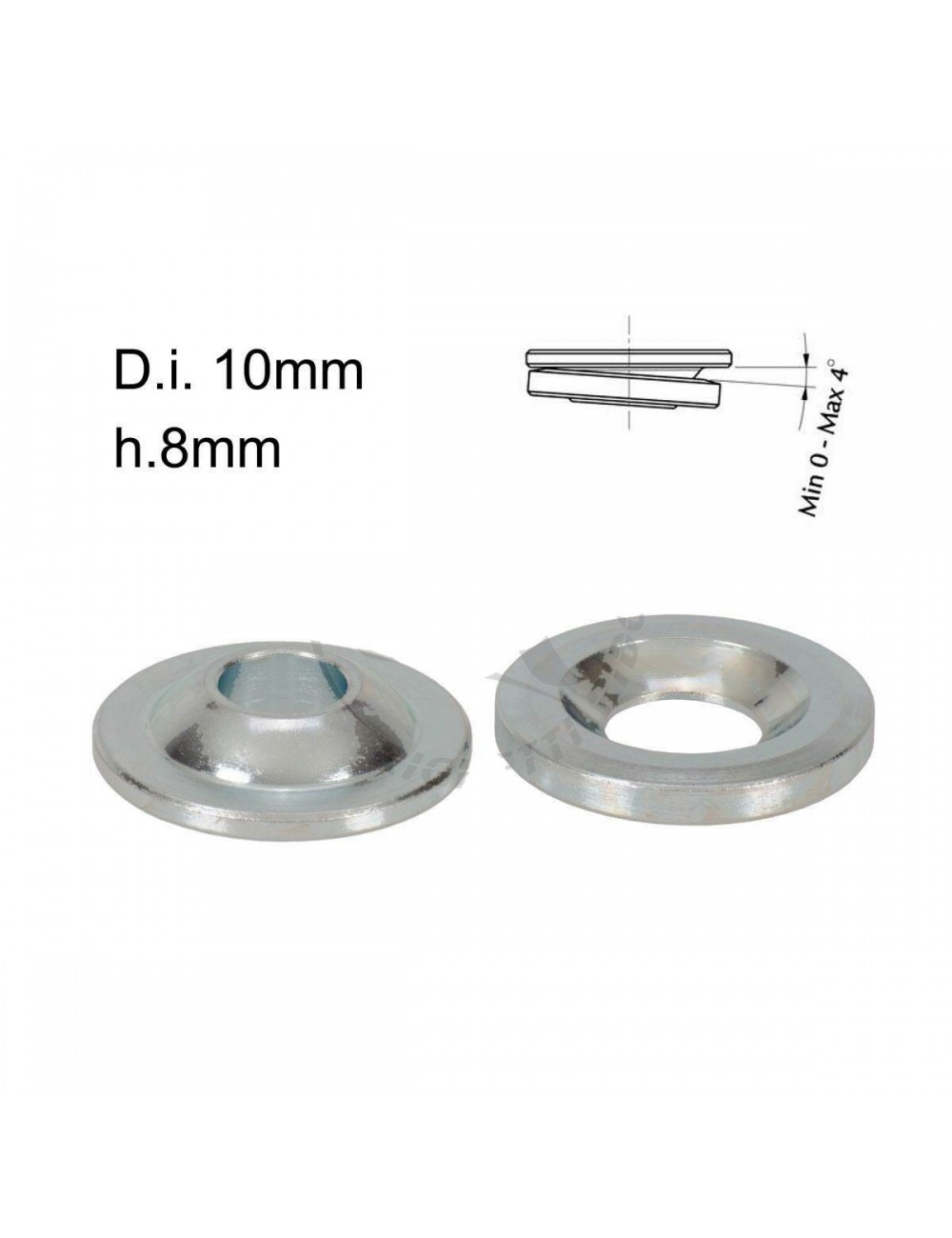 Kit d'entretoises de hauteur sphériques pour trou de broche 10mm H.6mmm Kit d'entretoises de hauteur sphériques pour trou de broche 10mm H.6mmm