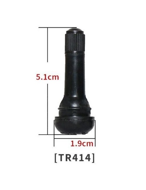 Valve longue TR 414 tubeless pour Jantes