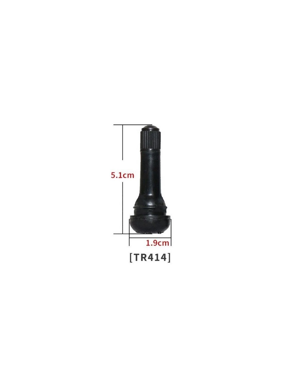 Valve longue TR 414 tubeless pour Jantes Valve longue TR 414 tubeless pour Jantes