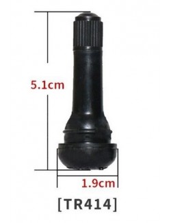 Valve longue TR 414 tubeless pour Jantes