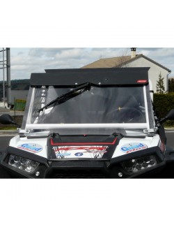 Pare brise pour Arceau FFSA en polycarbonate Anti Abrasion essuyage 175° POLARIS RZR 1000 / TURBO