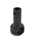COLLIER EN ALUMINIUM POUR SUPPORT ANODISE NOIR