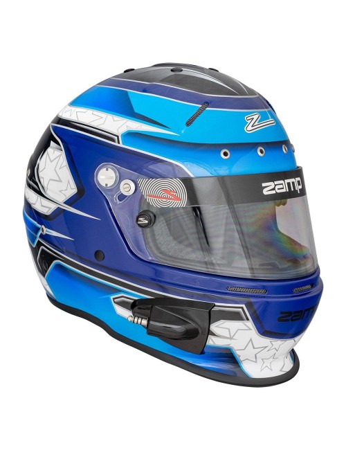 Intérieur rembourré du casque ZAMP RZ-70E Switch Graphic Bleu pour un confort optimal-Magickart