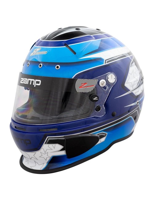 Intérieur rembourré du casque ZAMP RZ-70E Switch Graphic Bleu pour un confort optimal-Magickart