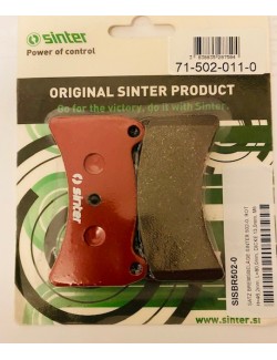 Jeu plaquettes SINTER 502-0, rouge