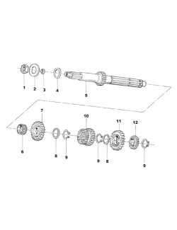 (3) Joint spi 5x9x2 K8 / K9 TM