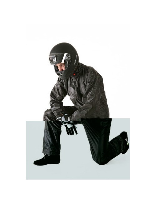 combinaison pluie noir taille