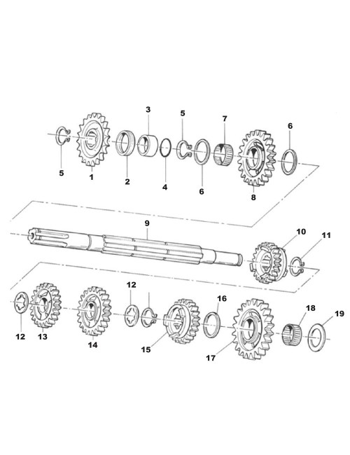 (3) Joint spi 26x37x7 TM