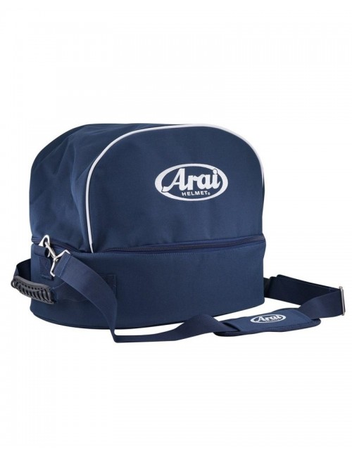 Sac à casque et Hans Arai