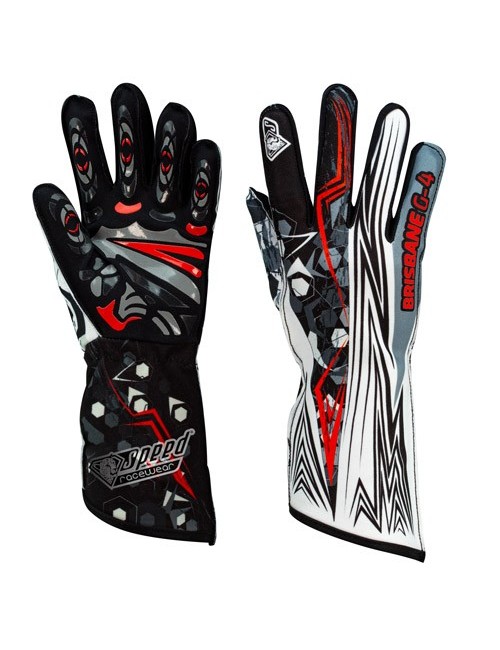 Speed gants BRISBANE G-4  noir,blanc,rouge