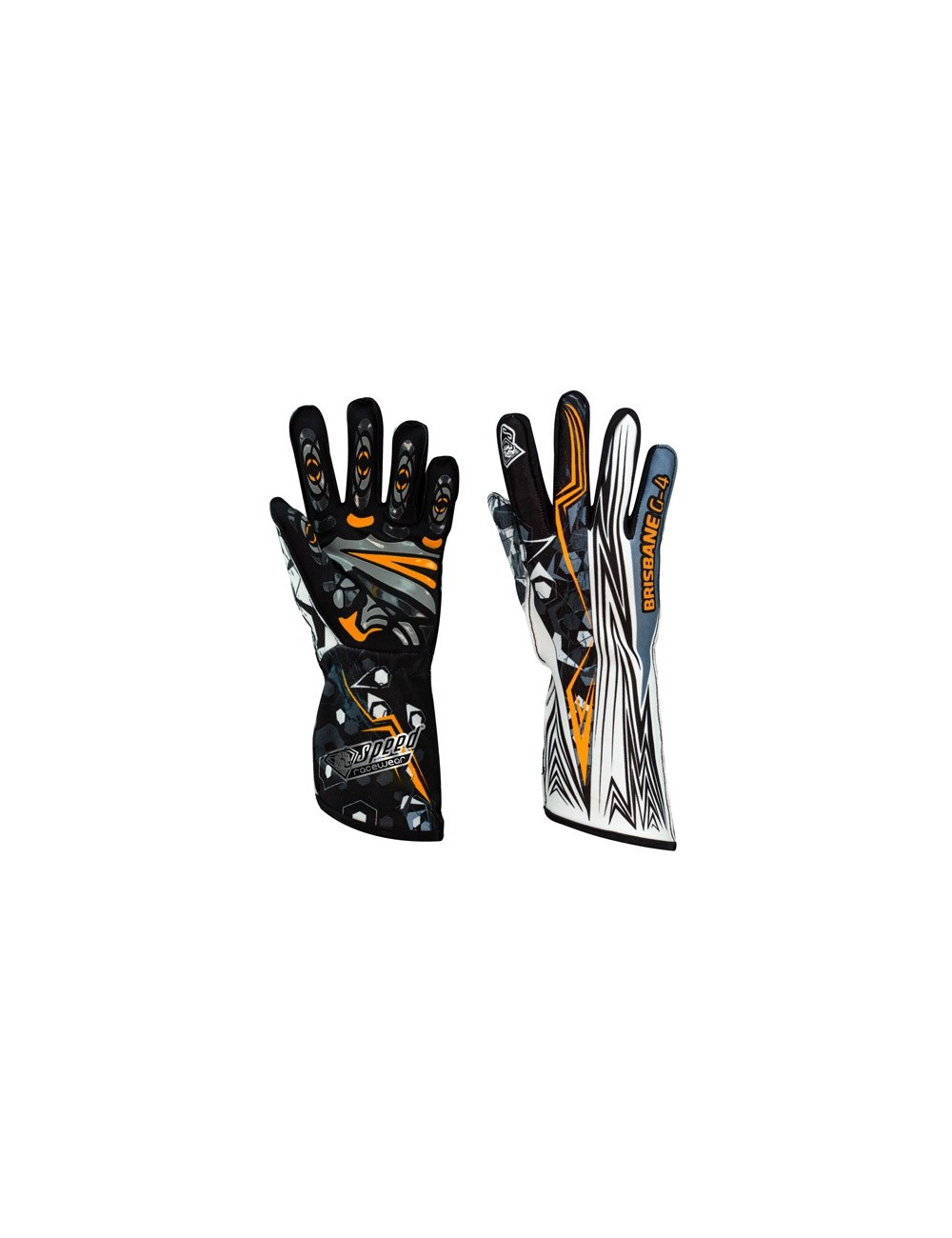Speed gants BRISBANE G-4 noir,blanc,neon jaune Speed gants BRISBANE G-4 noir,blanc,neon jaune