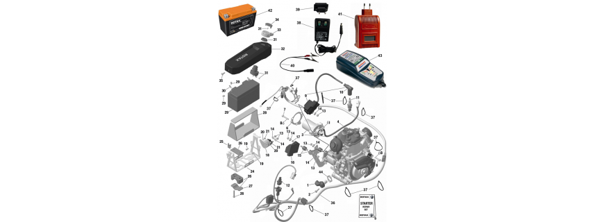 Starterbatterie Zündung