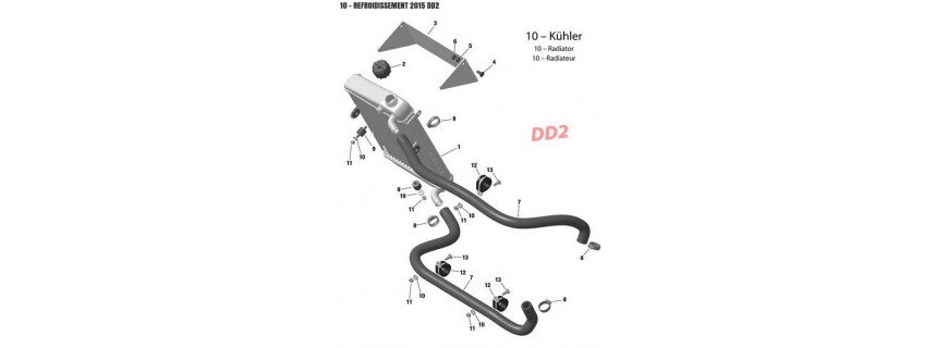 Refroidissement  DD2