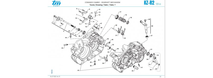 Changement de vitesse KZ-R2