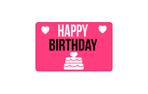 
			                        			Happy Birthday heart