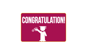 
			                        			Congratulation